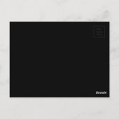 zoals de maan en sterren briefkaart (Achterkant)