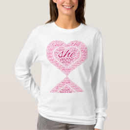 Zoals de maan t-shirt