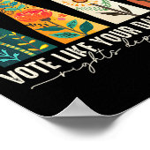 Zoals de rechten van je dochter afhankelijk zijn v poster (Hoek)