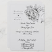 Zoals de zon 6,5" x 8,75" bruiloft uitnodiging (Voorkant / Achterkant)