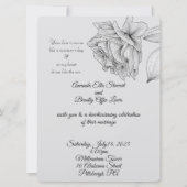 Zoals de zon 6,5" x 8,75" bruiloft uitnodiging (Voorkant)