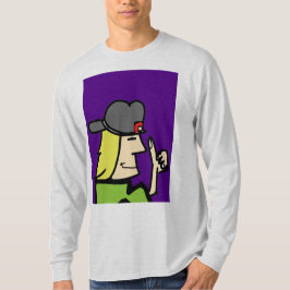 zoals die vent met cartoon sweatshirt