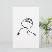 Zoals een baas briefpapier (Staand voorkant)