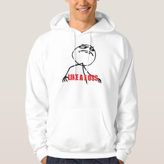 Zoals een baas hoodie (Voorkant)