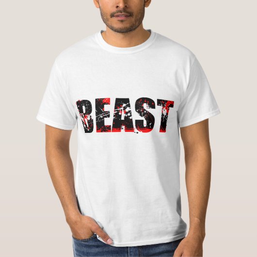 Zoals een Beast. T-shirt (Voorkant)