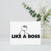 Zoals een BOSS Briefkaart (Staand voorkant)