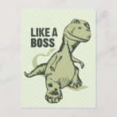Zoals een Boss Dinosaur Briefkaart (Voorkant)