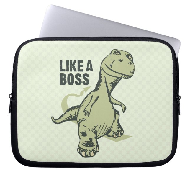 Zoals een Boss Dinosaur Laptop Sleeve (Voorkant)