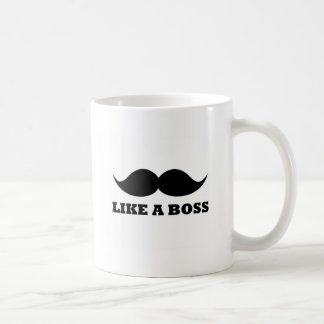 ZOALS EEN BOSS, EEN SCHERM KOFFIEMOK