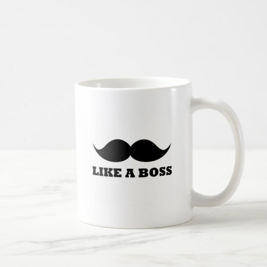 ZOALS EEN BOSS, EEN SCHERM KOFFIEMOK (Rechts)