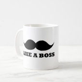 ZOALS EEN BOSS, EEN SCHERM KOFFIEMOK (Voorkant links)