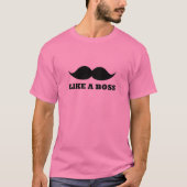 ZOALS EEN BOSS, EEN SCHERM T-SHIRT (Voorkant)