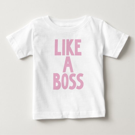 ZOALS EEN BOSS KINDER T-SHIRT (Voorkant)