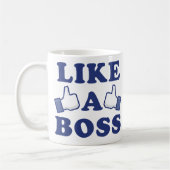 Zoals een BOSS!!! Koffiemok (Links)