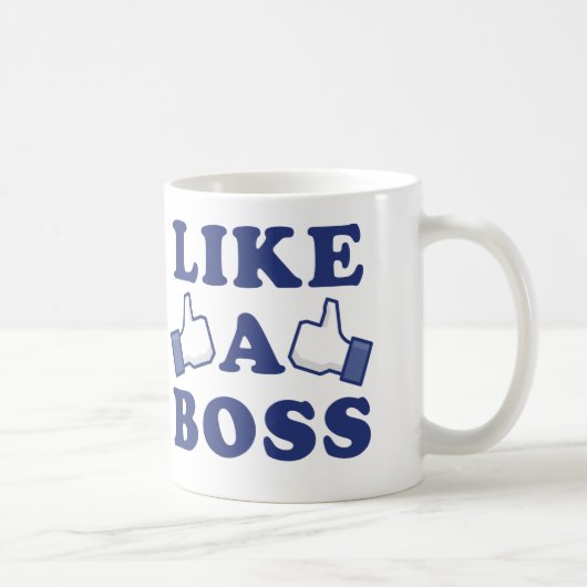 Zoals een BOSS!!! Koffiemok (Rechts)