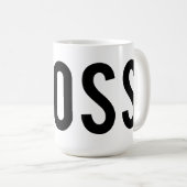 ZOALS EEN BOSS KOFFIEMOK (Voorkant rechts)