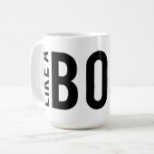 ZOALS EEN BOSS KOFFIEMOK (Voorkant links)