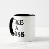 Zoals een BOSS Mok (Voorkant links)