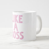 ZOALS EEN BOSS-MOK GROTE KOFFIEKOP (Voorkant rechts)