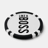 ZOALS EEN BOSS POKERCHIPS (Enkel)