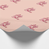 Zoals een Boss Popular Quote Acrylverf Roze rood Cadeaupapier (Hoek)