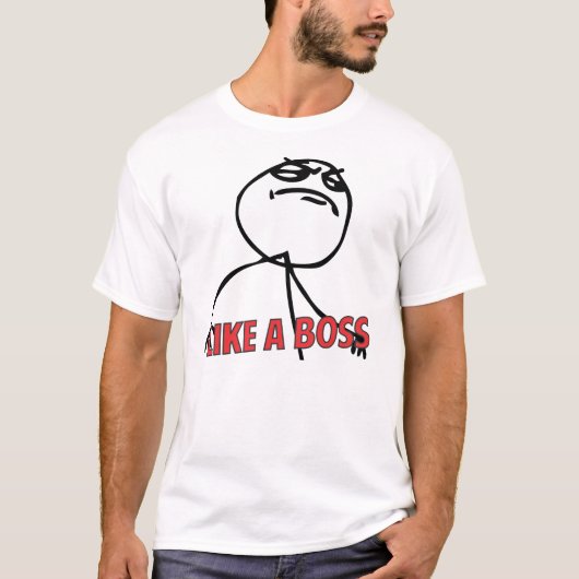 Zoals een Boss Shirt. T-shirt (Voorkant)