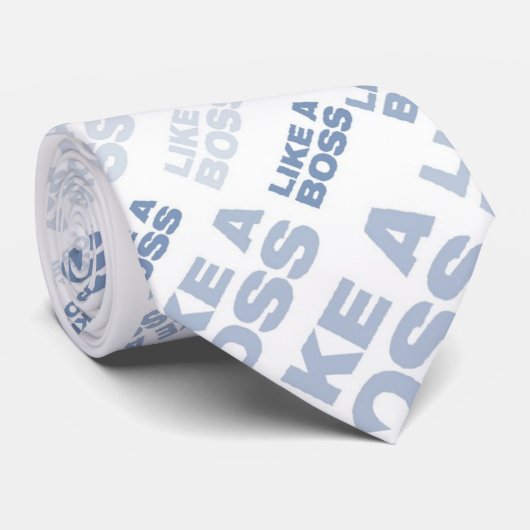 ZOALS EEN BOSS - STROPDAS (Opgerold)