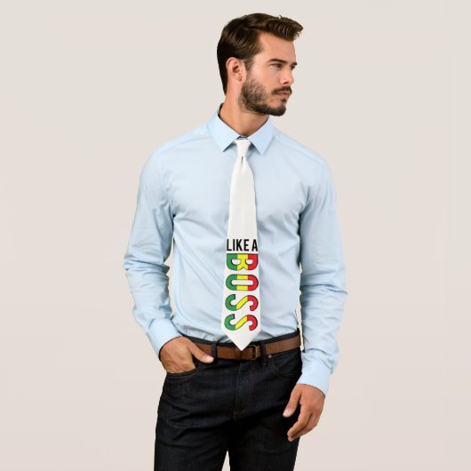 ZOALS EEN BOSS STROPDAS (In situ)