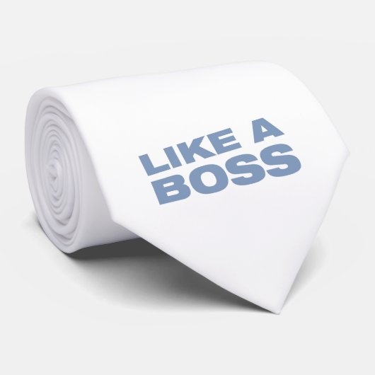 ZOALS EEN BOSS - STROPDAS (Opgerold)