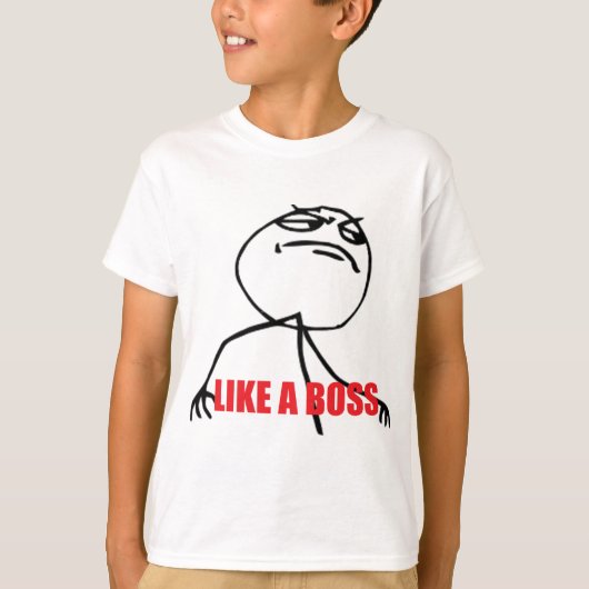 ZOALS EEN BOSS T-SHIRT (Voorkant)