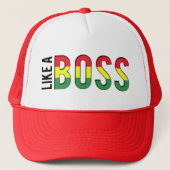 ZOALS EEN BOSS TRUCKER PET (Voorkant)