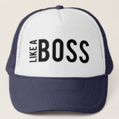 ZOALS EEN BOSS TRUCKER PET (Voorkant)