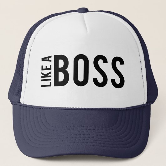 ZOALS EEN BOSS TRUCKER PET (Voorkant)