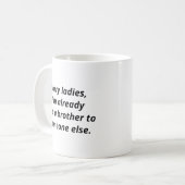 Zoals een broer koffiemok (Voorkant links)