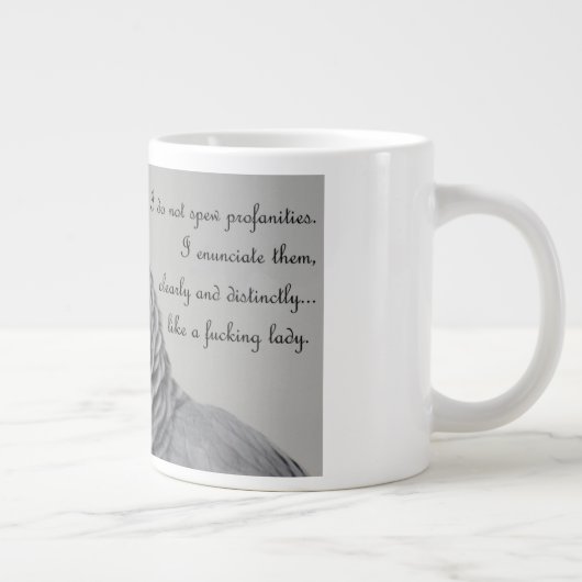 Zoals een dame grote koffiekop (Rechts)