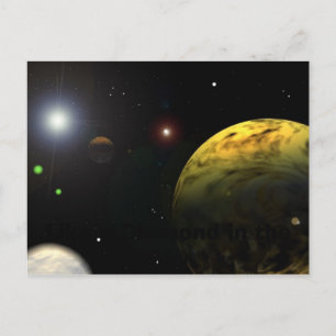 Zoals een diamant in de hemel briefkaart