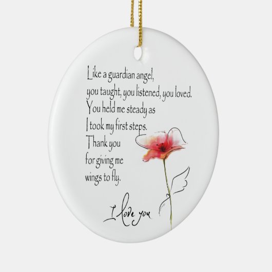 ZOALS EEN GARDIAN ANGEL ORNAMENT (Rechts)