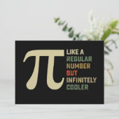 Zoals een gewoon getal, maar oneindig koelere PI-d Kaart (Staand voorkant)
