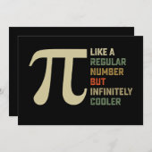 Zoals een gewoon getal, maar oneindig koelere PI-d Kaart (Voorkant / Achterkant)