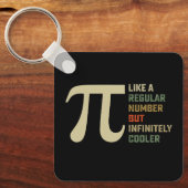 Zoals een gewoon getal, maar oneindig koelere PI-d Sleutelhanger (Voorkant)