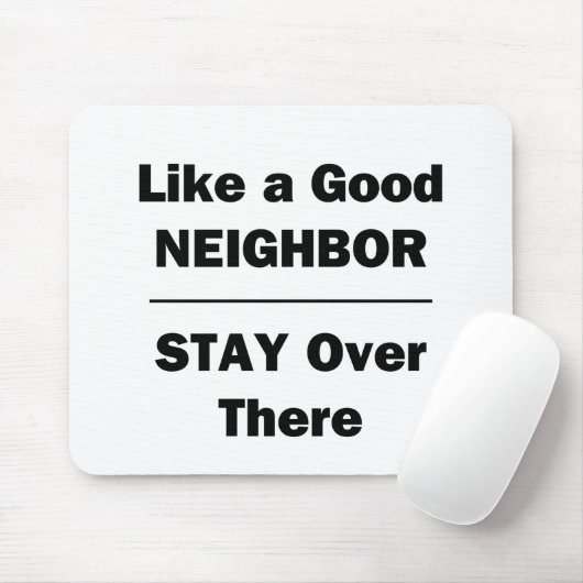 Zoals een goed buurtverblijf daar muismat (Met muis)