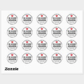 Zoals een goed buurtverblijf daar ronde sticker (Vel)