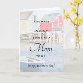 Zoals een mam Blue Rocks Shacks Vissen Kaart (Gele Bloem)