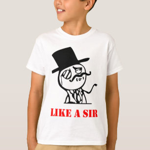 Zoals een meneer - meme t-shirt