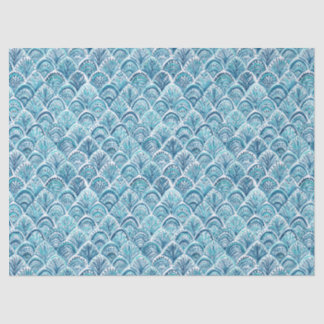 ZOALS EEN MERMAID Nautical Fish Scaling Pattern Tissuepapier