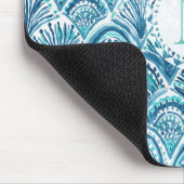 ZOALS EEN MERMAID Waterverf Vissenkalveren | Aange Muismat (Hoek)