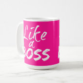 Zoals een Mok met een zwarte roze (Voorkant links)