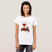 Zoals een motorfiets met een zijspan t-shirt (Voorkant volledig)