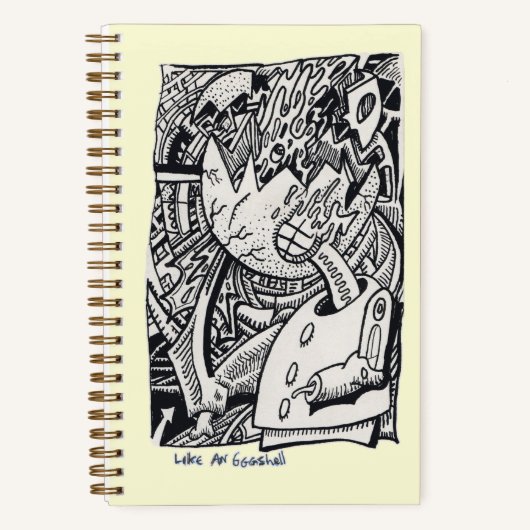 Zoals een Notitieboek uit de schaal (Voorkant)