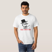 Zoals een Sir meme t-shirt (Voorkant volledig)